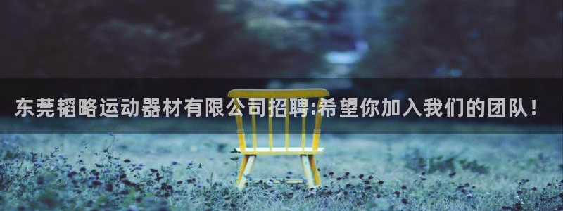 凯捷体育科技:东莞韬略运动器材有限公司招聘:希望你加入我们的